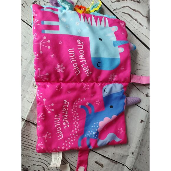 Make Believe Ideas Sensory Snuggables Unicorn Fun Tails Soft Cloth Book - Picture 4 of 8